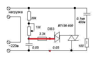 Вт136 схема включения