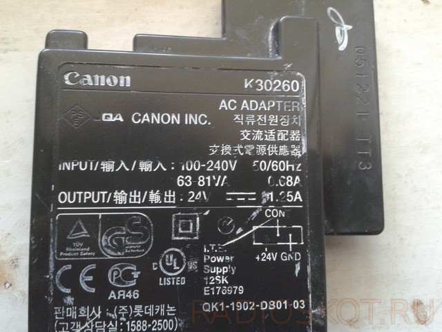 Canon ac adapter k30253 схема