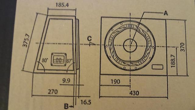 Короб для сабвуфера сони xplod 1300w чертеж