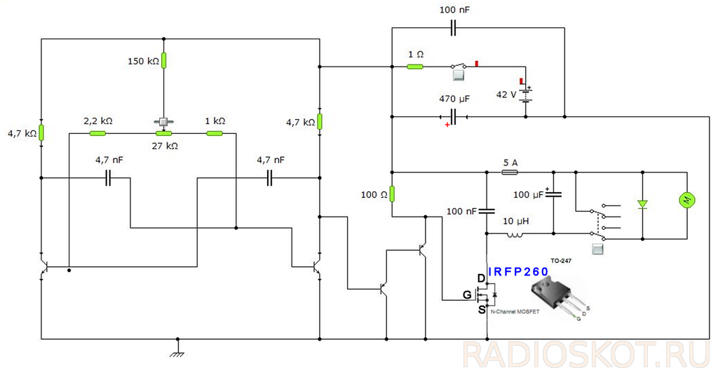 Irfp4468 схема включения