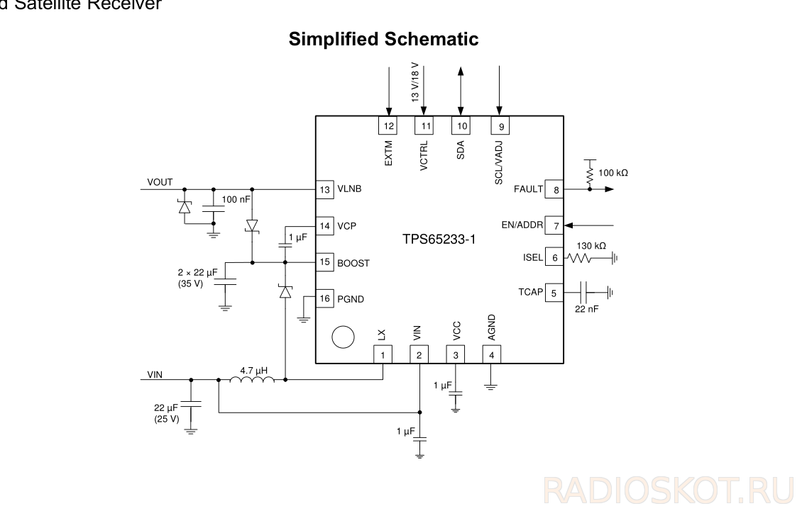 Tps65177 схема подключения