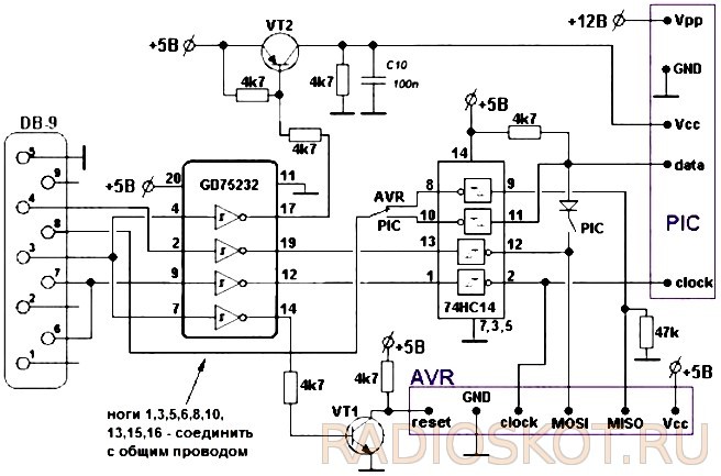 74hc14d datasheet на русском схема