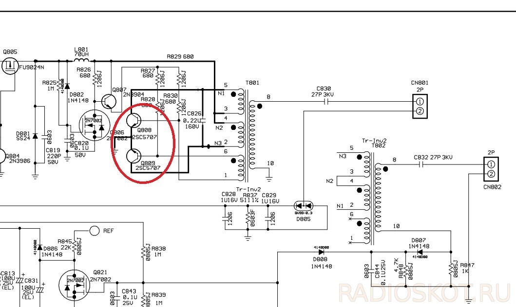 Benq fp91g схема