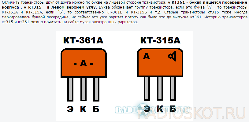 Кт315 характеристики