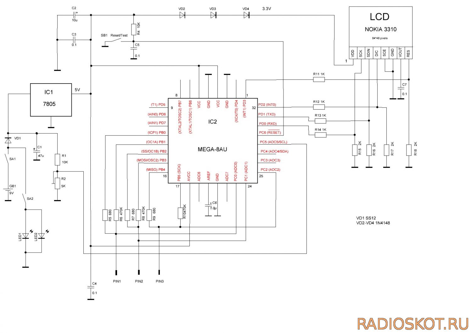 Lcr tc1 схема