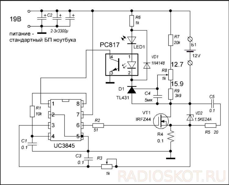 Uc3825 схема бп