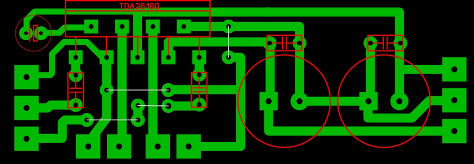Tda2616 усилитель схема и печатная плата
