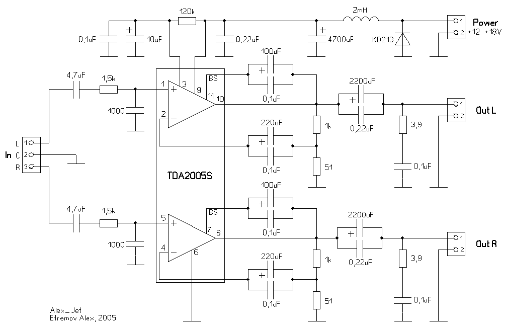 Tda8954th схема включения