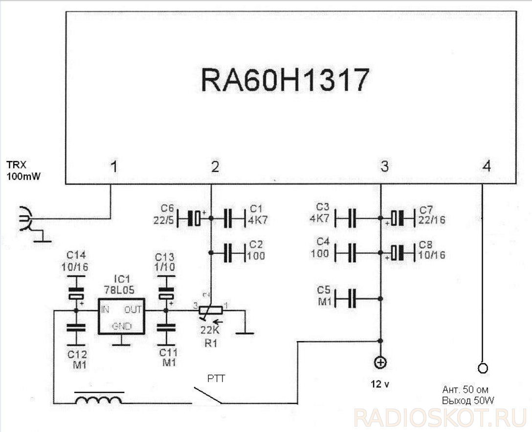 Ra30h3340m сатком схема